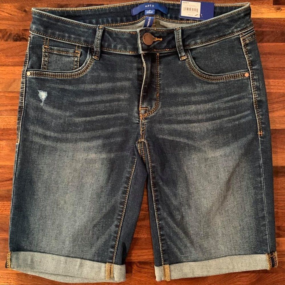Apt 9 Bermuda Size 4 Jean Shorts